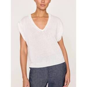 NEW BROCHU WALKER frances sweater in salt white